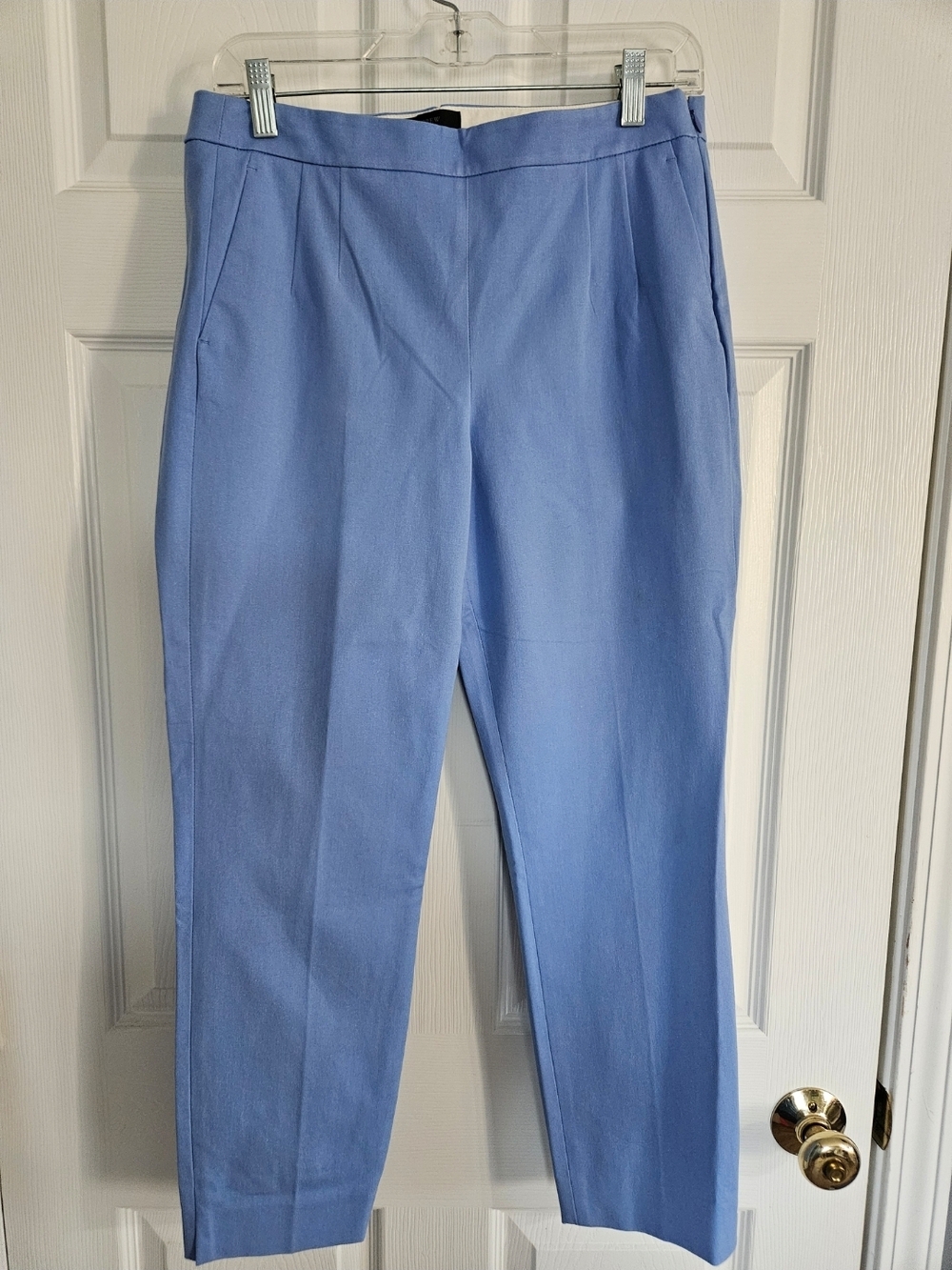 J. Crew Martie Pant In Periwinkle Blue Bi-Stretch Cotton